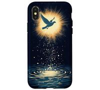 Dove Peace Light Nature Liberté spirituelle Coque pour iPhone X/XS