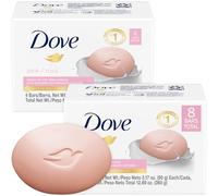 Dove Pink Beauty Lot de 8 savons en barres de 100 g