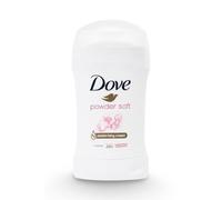 Dove Powder Soft Déodorant crème anti-transpirante pour femme pour 48 heures de protection contre la transpiration et parfum longue durée avec ¼ de crème hydratante 50 ml