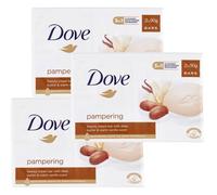 Dove Purely Lot de 6 savons Pampering au beurre de karité 100 g