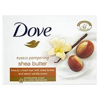 Dove Purely Lot de 6 savons Pampering au beurre de karité 100 g