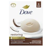 Dove Purely Pampering Beauty Bar, Coconut Milk with Jasmine Petals 4 oz, 8 Bar by Dove