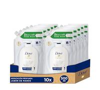 Dove Recharge de crème lavante hydratante 500 ml - Lot de 10