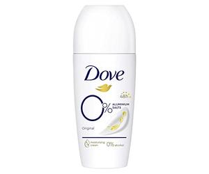 Dove Roll On Advanced Original Déodorant anti-transpirant, formule sans alcool et sels d'aluminium, jusqu'à 48 heures, pour homme et femme, 50 ml