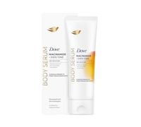 Dove Sérum Corps Hydratant Niacinamide Even Tone, Pour Peau Terne avec Hyperpigmentation, Taches Réduites, 48H d'Hydratation, Peau Lumineuse, Avec Niacinamide et Glycérine Prébiotique, 200 ml
