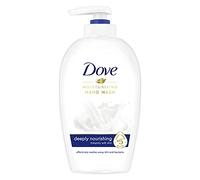 Dove Soin des Mains Savon Lavant Antibactérien Beurre de Karité & Vanille, Pour des mains douces et hydratées 250ml