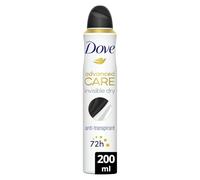 DOVE - Spray Anti-transpirant Invisible Dry, Protection Avancée et Texture Non Collante (200 mL) - Le Lot De 3