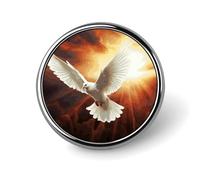 Dove Sun Art - Épingles rondes tendance en forme de chapeau mignon pour homme et femme - Épingles amusantes pour sacs à dos, sacs, costumes, accessoires - Broche en métal cool - Style circulaire