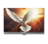 Dove Sun Art Étui pour cartes de visite en métal pour homme et femme Taille unique, Style :, Taille unique