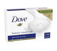 Dove Tablettes nettoyantes originales pour un usage quotidien avec 1/4 de crème hydratante qui adoucit votre peau - 2 x 90 g