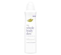 Dove Whole Body Déodorant en spray senteur lavande et camomille avec 0% de sels d'aluminium pour les aisselles, la poitrine, les jambes et plus encore 150 ml
