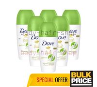 Dove Women Cucumber Green Tea Roll-On Deodorant Roll-On Soin Hydratant 6 x 50 ml