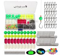 Dovesun 220pcs flotteurs de pêche hameçons kit d'accessoires de pêche avec Tackle Box