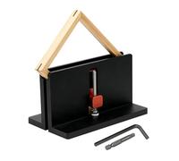 Doveta Pince plombée - 18 x 5 x 10 cm Pince d'alimentation de cadre à angle droit | Dispositif de spline pour le travail du bois | Jauge d'angle à angle droit pour courbé | Dispositif de fenêtre en