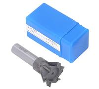 Dovetail Cutter Milling Tool, Cemented Carbide Dovetail Angular Cutter with 6 Blades, Fast Drilling Speed and High Precision for Stainless Steel, Carbon Steel, Cast Iron, Alloy Ste
