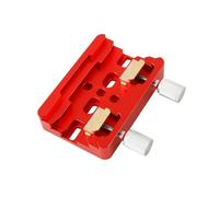 Dovetail Guide, Finderscope Fente en Queue d'aronde Double, Compatible for Plaque Losmandy/Vixen avec 2 vis de Verrouillage(XY-230724 Red)