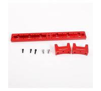 Dovetail Guide, Kit de Barre de Jeu de plaques de Montage en Queue d'aronde de 335mm, Compatible for Celestron C8/8SE/C8HD(Red)