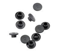 Dovewill 10 pcs M6 Boulon Ecrou protection caches hexagonale hexagonale Plastique pour casque vélo Noir