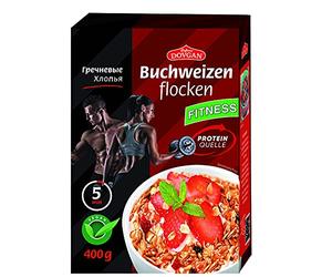 Dovgan Lot de 5 flocons de sarrasin (5 x 400 g)