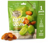 Dovido Sultanines 200 g sans pépins non soufrées vegan raisins fruits secs