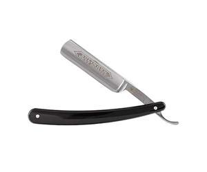 DOVO Rasoir barbe 100 Best Quality - Coupe choux en acier au carbone - 5/8 pouce - tête ronde - affûtage en creux - DOVO Solingen Rasoir barbier