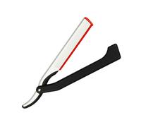 Dovo Silver Plastic Shavette Straight Razor (201 081)