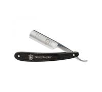 Dovo Soligen 46.581 Rasoir Moustache Lame Courte De 5 Cm Acier Inox Manche 5 Cm En Bois D'ébène Noir