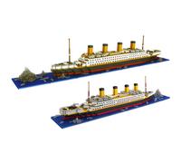dOvOb Micro Mini Blocks Titanic Mod le de construction Ensemble avec 2 figurines 1872 pi ces Mini briques Jouet Cadeau pour adultes et enfants
