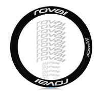 DOVPOD Bicycle Wheel Stickers RO-VA-L RA-PI-DE CLX Road Bike Wheel Set Stickers Rim Wheel Color Change Stickers for Two Wheels Bicycle Accessories Decorative Stickers (Color : Custom Color)