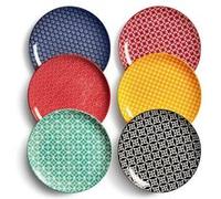 DOWAN Assiettes de Dîner en Céramique de 21,6 cm