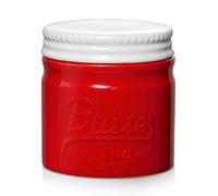 DOWAN Beurrier - Beurrier en Ceramique avec Couvercle - Beurrier à Eau en Porcelaine pour Beurre Mou et Tartinable - Rouge