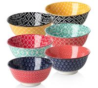 DOWAN Bols à céréales en porcelaine, ensemble de 6