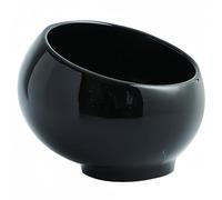 Dowbom Bol à clés pour table d'entrée, bol de rangement en métal, décoration d'intérieur, bol à bonbons pour bureau (noir, 15,2 cm), CWW-003