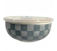 Dowbom Bol à soupe avec couvercle, bol à salade avec couvercle, petit bol à ramen, bol à céréales avec couvercle (C, 800 ml)