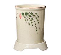 Dowbom Drainoir à couverts japonais en céramique pour baguette, support de drainage, porte-couverts avec poignée, porte-baguettes pour cuisine (A)