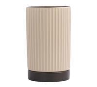 Dowbom Porte-ustensiles de Cuisine pour Comptoir - Cuillère, Spatule, Pot en Céramique, Porte-couverts, Support de Baguettes (Kaki, 8,9 cm), KZT-002