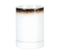 Dowbom Porte-ustensiles de cuisine pour comptoir, pot à ustensiles de cuisine en céramique, porte-couverts, porte-baguettes pour cuisine (A, 10,4 cm)