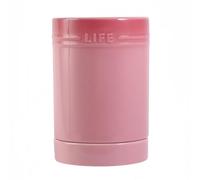 Dowbom Pot à ustensiles de cuisine pour comptoir, ustensiles de cuisine en céramique, support de baguettes (rose, 10,2 cm)