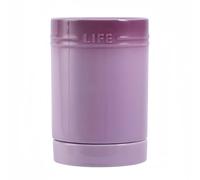 Dowbom Pot à ustensiles de cuisine, ustensiles de cuisine en céramique, support de baguettes pour plan de travail (violet, 10,2 cm)