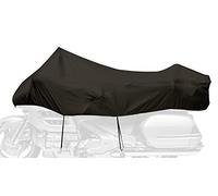 Dowco Guardian Prêt de Voyage - Premium Moto Demi Coque - Garantie limitée de 2 Ans - réfléchissant - Résistant à l'eau - Protection Contre Les UV - Noir - Grand Touring [05140]