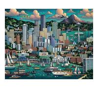 Dowdle Folk Art Seattle 500pc 16x20 Puzzles