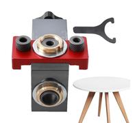 Dowel Jig Kit, Kit de forage Jig Dowel Kit Perceuse pour percussions | Guide de perçage professionnel Jigs d'accessoires pour outils d'alimentation pour le travail du bois