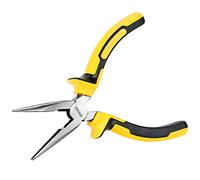 Dowell 6 pouces pince à bec long pince à bec avec coupe - fil structure en acier nickel - chrome poignée professionnelle