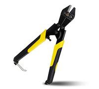 DOWELL Coupe-boulons de 20,3 cm, petit coupe-boulons pour fil avec poignée en caoutchouc souple, lame en acier au molybdène chromé (20,3 cm)