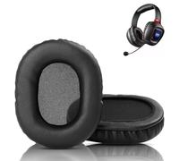 DowiTech Coussinets d’Oreille Compatible avec Soundblaster Tactic3D RageV2.0 Casque Audio Oreillettes et Coussinets Remplacement avec Cuir protéiné Premium Coussinets d’écouteurs de Rechange