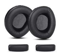 DowiTech Coussinets d'oreille Coussinets de Remplacement compatibles avec Le Casque Sennheiser HDR160 HDR170 HDR180 pour Le système RS160 RS170 RS180 RF avec Cuir protéiné