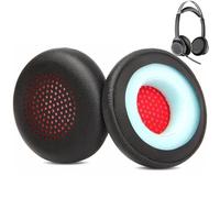 DowiTech Professionnel Coussinets de Rechange Compatible avec Plantronics Voyager Focus UC B825 Headset Coussinets d'oreille en Cuir protéiné et Mousse à mémoire de Forme