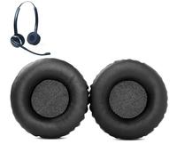 DowiTech Professionnel Coussinets d'oreille de Rechange Compatible avec Jabra Pro 9400 Jabra Pro 900 Headsets Coussinets d'oreille en Cuir protéiné et Mousse à mémoire de Forme