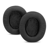 DowiTech Respirant & Durable Coussinets de Rechange compatibles avec Skullcandy Crusher/Crusher ANC/Evo Hesh ANC/Evo Hesh 3 Wireless/Venue Wireless ANC Headphones Coussinets d'oreille en Tissu maillé