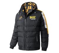 Down Jacket Ha. ya-bu.sa, Vestes softshell légère et confortable, Veste D'hiver Pour Temps Froid, Camping(Black,S)